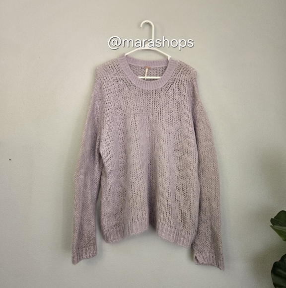 Free People Fluffy Crew Sweater - Picture 2 of 7